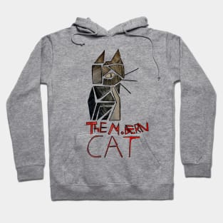 Cubist - Modern Cat Hoodie